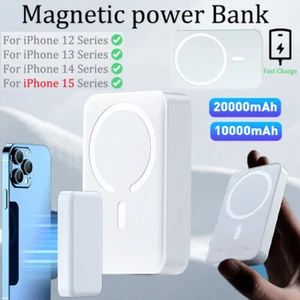 20000mAh Wireless Charger Power Bank Magnetic Battery Pack for iPhone 14/13/15 - Picture 1 of 12