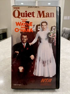 THe Quiet Man ~ JOhn Wayne, Maureen O’Hara ~ (VHS~V3363~1952)1985 NTA HOME RARE! - Picture 1 of 6