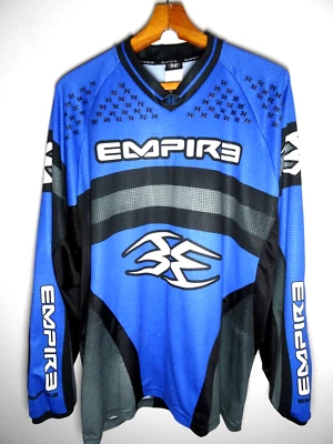 Camiseta deportiva de paintball Empire manga larga XL para hombre azul acolchada Y2K vintage Foto 1 de 4