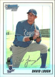 2010 Bowman Chrome Prospects Refractors Baseball Card #BCP107A David Lough/777