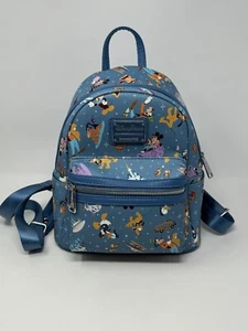 2020 Disney Parks Park Life & Attractions Icons Loungefly Mini Backpack EUC - Picture 1 of 16