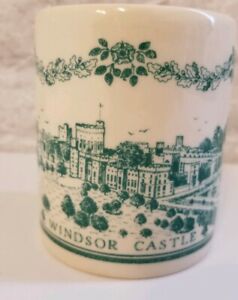 Windsor Castle Mug Beaker 8oz Cup Green McLaggan Smith Alexandria Scotland James