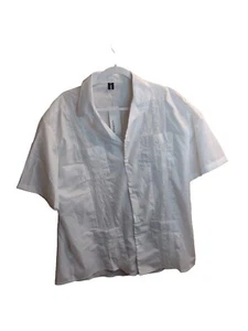 VATPAVE Mens Embroidered Cuban White Guayabera Shirts Button Down XXL NWT *14-22 - Picture 1 of 4