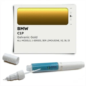 C1P Gold Touch Up Paint for BMW 5 SERIES 1 3ER LIMOUSINE X2 M WC1P GALVANIC GOLD - Picture 1 of 3