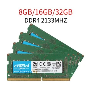32GB 16GB 8GB 4GB DDR4 PC4-17000S 2133MHz CL15 Laptop Memory RAM For Crucial LOT - Picture 1 of 15
