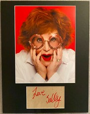 Sally Jessy Raphael Signed Autograph Photo Display - Talk Show Legend, RARE