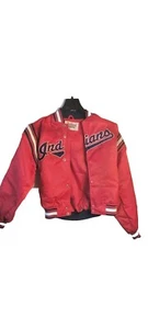 Cleveland Indians Starter Jacket MLB Diamond Collection Vintage 90s Youth Large - Bild 1 von 6