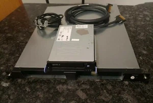 DUAL SAS IBM SERVER RACK ENCLOSURE 8765 1UX LTO Gen 2 Tape Drive - Picture 1 of 12