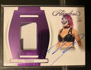 2024 Panini WWE Flawless ASUKA 2 Color Relic Auto Autograph /8 - Bild 1 von 1