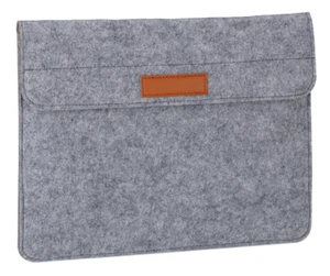 Laptop- Tasche Filz 13 Zoll Anthrazid 35cm x 27cm - Bild 1 von 3
