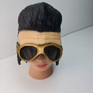 Vintage Elvis Presley Rubber Mask With Sideburns/Glasses 2002 Paper Magic - Picture 1 of 10