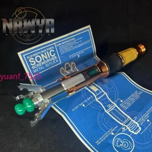 Replica Doctor Who 11th Metal Sonic Screwdriver Color LED Light Cosplay Prop US! - Picture 1 of 10