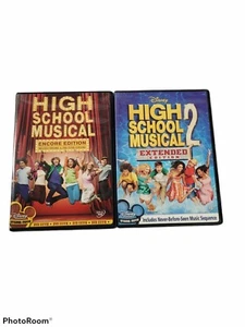 High School Musical & HSM 2 (Extended Edition) - DVD Zac Efron Vanessa Hudgens - Picture 1 of 3
