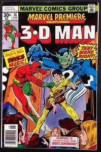 Marvel Premiere (1972) #36 FN (6.0) con 3-D Man - Imagen 1 de 2