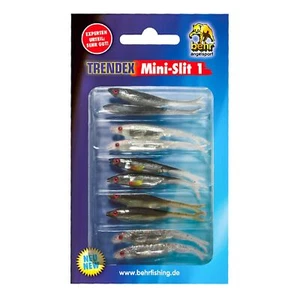 10 Gummiköder 8 cm Gummifisch Set Barsch Zander Hecht Softbaits Drop Shot Köder - Bild 1 von 2