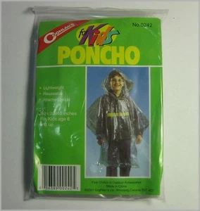 Coghlan's 0242 Poncho for Kids 30 X 40 inches Clear - Picture 1 of 1