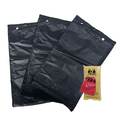 1 Karton BELLOO Hundekotbeutel 2500 SCHWARZ + 30 ROT gefaltet - Bild 1 von 4