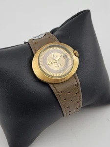 Omega Geneve Dynamic Watch Automatic Unisex Gold Dial Swiss Made Oval. Working. - Picture 1 of 14
