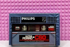 PHILIPS ULTRA FERRO 60 1981 TYPE I BLANK CASSETTE TAPE (1) (SEALED) - Picture 1 of 3