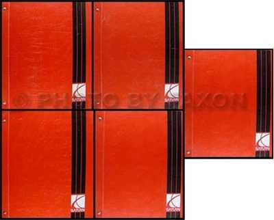 Carpeta manual de taller Saturn serie L 2000-2001 juego de 5 volúmenes L LS LW servicio de reparación Foto 1 de 2