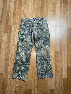 Mossy Oak Washed Wood Camo Denim Pants - Image 1 of 4