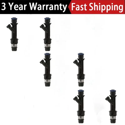 6x Inyector de combustible 12569573 para Saab 9-7X 2005-07 Buick Rainier 2004-2007 4,2 L L6 Foto 1 de 4