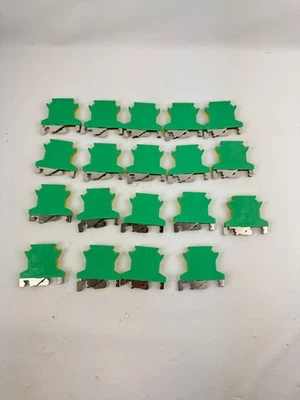 x(19) Pcs USLKG2.5 Ground Circuit Connection Terminal Block DIN Rail Mounted - Image 1 of 4