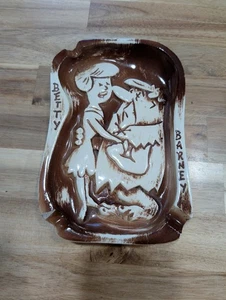 Vintage Arrow Flintstones Barney and Betty Ceramic Ashtray Hanna Barbera 1961 - Picture 1 of 5