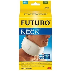3M Futuro Sport 09027 Soft Cervical Collar Neck Support Adjustable Moderate 1ct - Picture 1 of 6