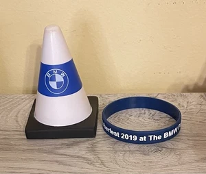 BMW Performance Driving School Foam Cone Stress Ball And Bracelet - Picture 1 of 5