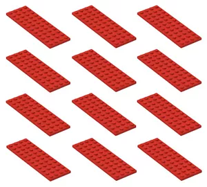 ☀️NEU LEGO x12 ROT Grundplatten 4x12 Platten #3029 Bauplatten - Bild 1 von 2