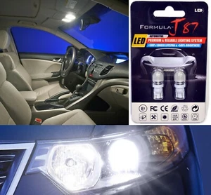 LED 5050 Light White 6000K 194 Two Bulbs Front Side Marker Parking Replace JDM - Picture 1 of 12