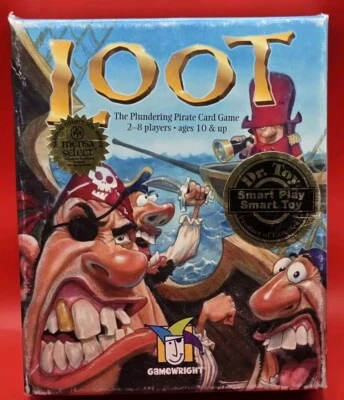 Loot The Plundering Pirate Card Game 2005 GameWright 100% Complete - Image 1 of 3