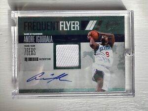 2010-11 Panini Absolute Frequent Flyer Signatures Andre Iguodala Patch #07/10