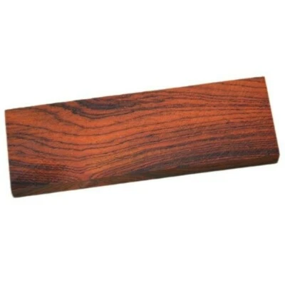 Set 2 coltelli rotanti legno scala manico vuoto lavorazione legno Cocobolo Rosewood