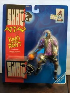 VINTAGE 1993 Kenner SHAQ ATTAQ, “King of the Paint”, Action Figure - NEW - Picture 1 of 8