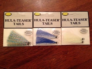 6 Hula-Teaser Schwänze Verkleiden Sie jeden Kurbelköder oder Topwater Vorrichtungen gekleidet hohe Haken - Bild 1 von 8