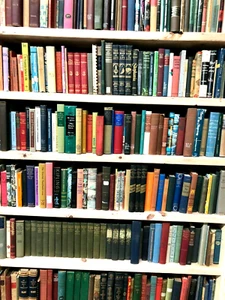 10 Vintage book lot of hardcover books assorted literature mixed authors - GOOD - Picture 1 of 8