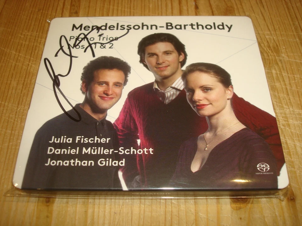 JULIA FISCHER Mendelssohn Piano Trios Müller-Schott Gilad SACD Signed Signiert - Bild 1 von 1
