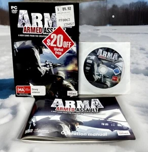 PC DVD Box Game ARMA Armed Assault Windows XP Army Combat Simulation Shooting - Picture 1 of 12