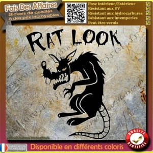 Aufkleber Sticker Rat Look Auto Motorrad Decal Harley Bobber Chopper Hot Rod - Bild 1 von 1