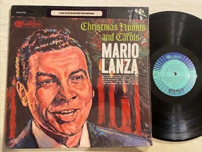 Mario Lanza Christmas Hymns And Carols LP RCA Camden Stereo + Shrink VG - Image 1 of 4