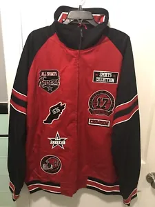 Stall & Dean Ivy League Harvard Crimson patches track Jacket 3xl NWT - Picture 1 of 7