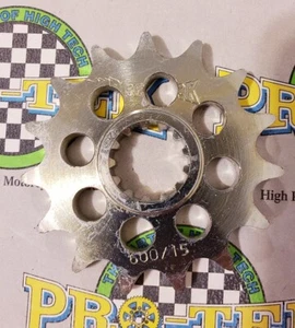 Pro-tek Front Sprocket 520 Pitch 15T Yamaha 2014 2015 2016 2017 SR400 E,EC,F,FC - Picture 1 of 4