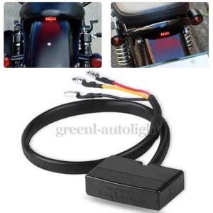 1X Luz Trasera Moto Mini Tira LED Parada de Freno DRL Rojo Dirt Bike Universal - Imagen 1 de 9