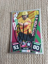DAWID MALAN (TRENT) - SIGNED HUNDRED ATTAX CRICKET CARD 2022 (GONE FOR 4)