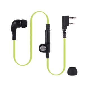 (Green)Bewinner Walkie Talkie Headset 2-Pin K Headphone Earpiece Headset With - Photo 1/11