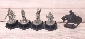 Lord Of The Rings Trivial Pursuit Replacement Pieces /Tokens Pewter & Plastc - Picture 1 of 4