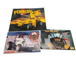 Jac Haudenschild #22 Pennzoil Sprint Car Gus Watson Jimmy Hettinger Cards
