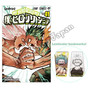My Hero Academia Comics Vol 41 & First ed. with obi Appendix Bookmark Japan - Picture 1 of 5